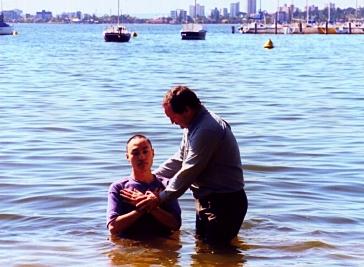 Baptism in the Swan River